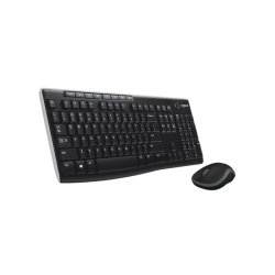 MK270 trdlst skrivebordsst, sort (nordisk) Tastatur+Mus