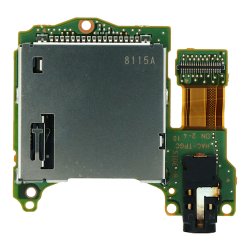 Nintendo Switch audio jack og spilkort lser