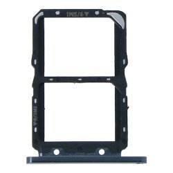 Huawei Nova 5T / Honor 20, SIMkort bakke i sort (Dual Card model)