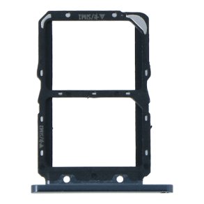 Huawei Nova 5T / Honor 20, SIMkort bakke i sort (Dual Card model)