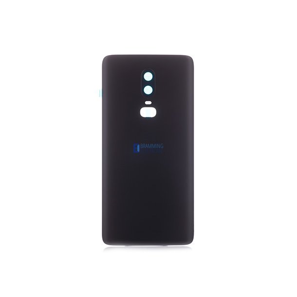 OnePlus 6, Bagglas i Sort (Midnight black)