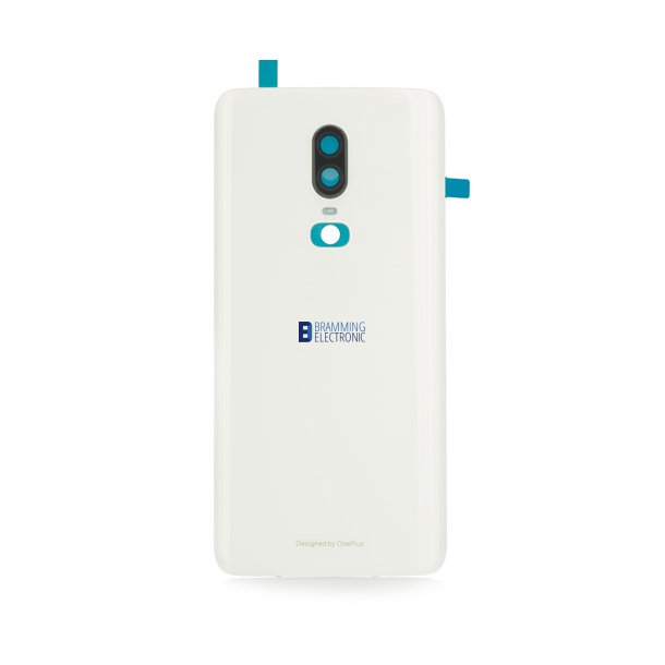 OnePlus 6 Bagglas i Hvid