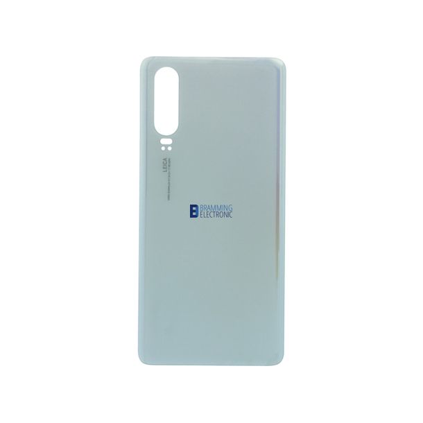 Huawei P30 Bagcover i hvid (Pearl)