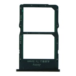 Huawei P40 Lite Simkort bakke i Sort (Dual sim)