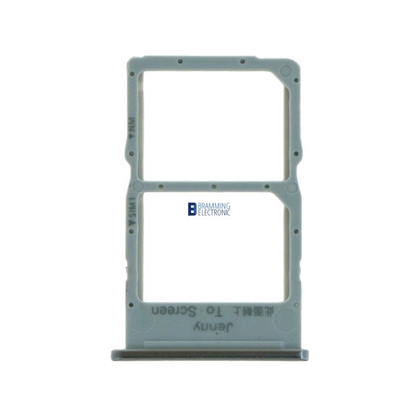 Huawei P40 Lite Simkort bakke i Slv (Dual sim)