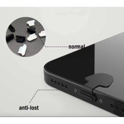 Prop til Lightning ladestik (Anti-Lost) Hvid
