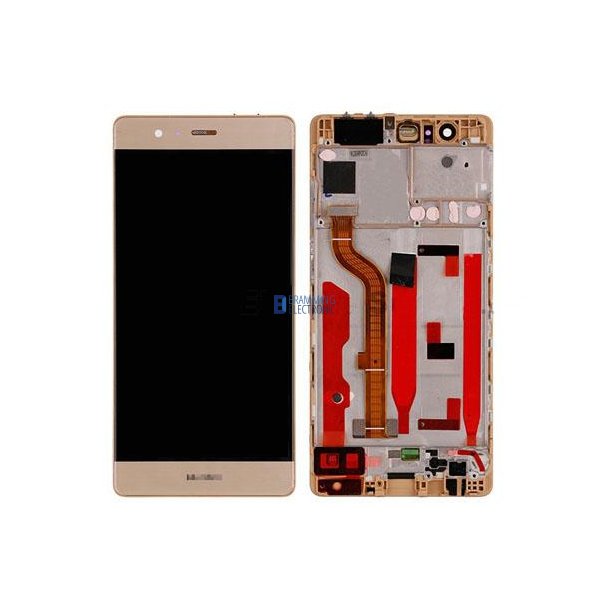 Huawei P9 skrm med ramme i Guld