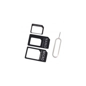 Noosy Simkort adaptor st i Sort