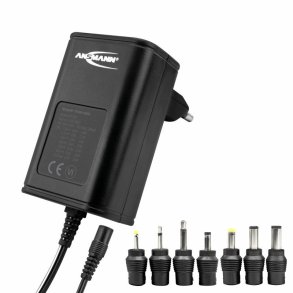 600mA Universal oplader (3V-12V) 7 forskellige stik.