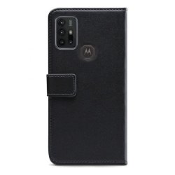 Motorola Moto G22, Ldercase til kreditkort i Sort