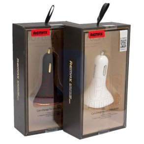 Bil lader 3xUSB 6.3A HVID - Remax