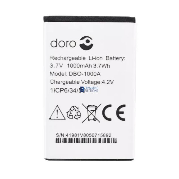 Doro DBO-1000A, Batteri (Original)