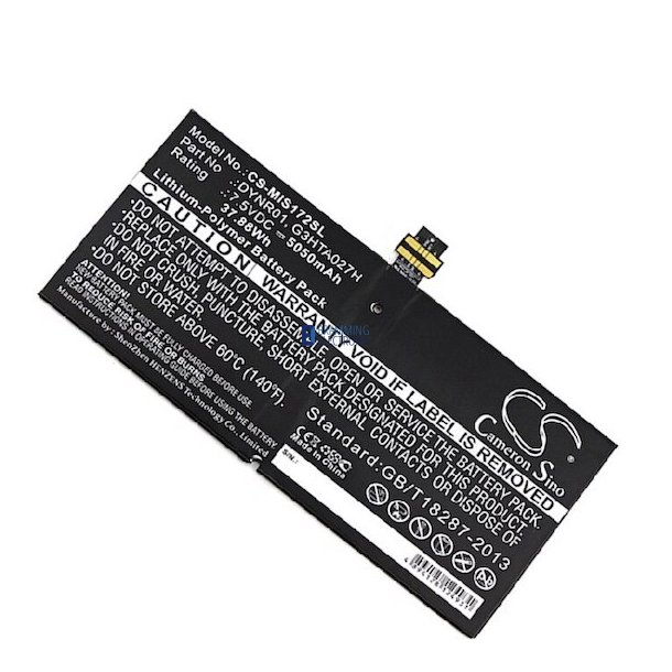 Microsoft Surface Pro 4, Batteri