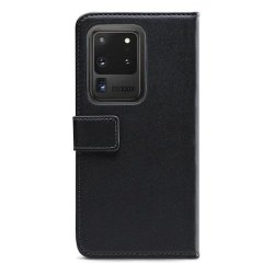 Samsung Galaxy S20 Ultra Ldercase til kreditkort i Sort
