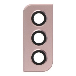 Samsung S21, Glasset foran bagkameraet med ramme i guld