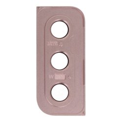 Samsung S21, Glasset foran bagkameraet med ramme i guld