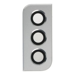 Samsung S21, Glasset foran bagkameraet med ramme i slv