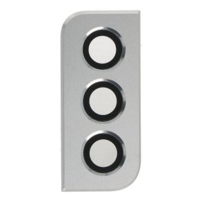 Samsung S21, Glasset foran bagkameraet med ramme i slv