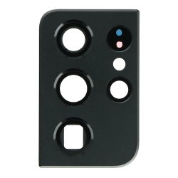 Samsung S21 Ultra, Glasset foran bagkameraet med ramme i sort