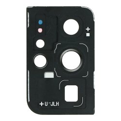 Samsung S21 Ultra, Glasset foran bagkameraet med ramme i sort