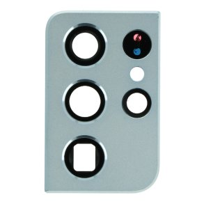 Samsung S21 Ultra Glasset foran bagkameraet med ramme i slv