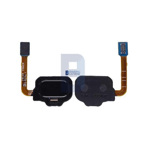 Samsung Galaxy S8/S8 Plus Home knap flex i Sort