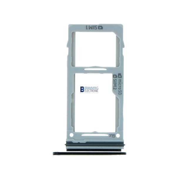 Samsung Galaxy S9/S9 Plus MicroSD / Dual SIMkort bakke i Sort