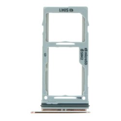 Samsung Galaxy S9/S9 Plus MicroSD / Dual SIMkort bakke i Guld