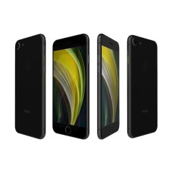 Brugt iPhone SE 2022, 64GB Sort (Grade B+)