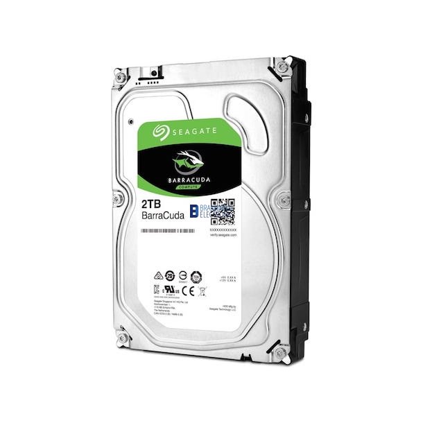 2TB 3.5" Seagate Barracuda Harddisk ST2000DM008 SATA-600 7200rpm