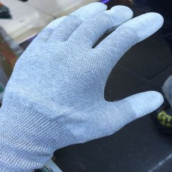 Anti-Static PU Fingertip Glove