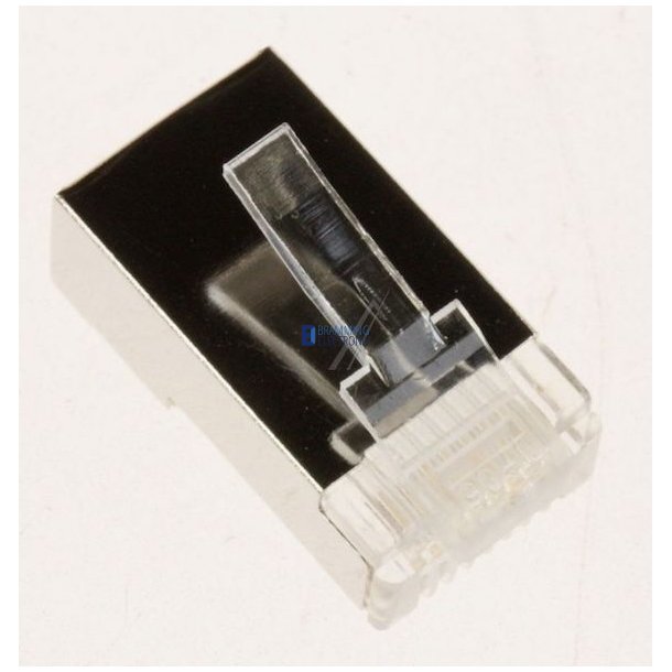 Modularstik 8/8 RJ45 Cat6 (til rund kabel) skrmet