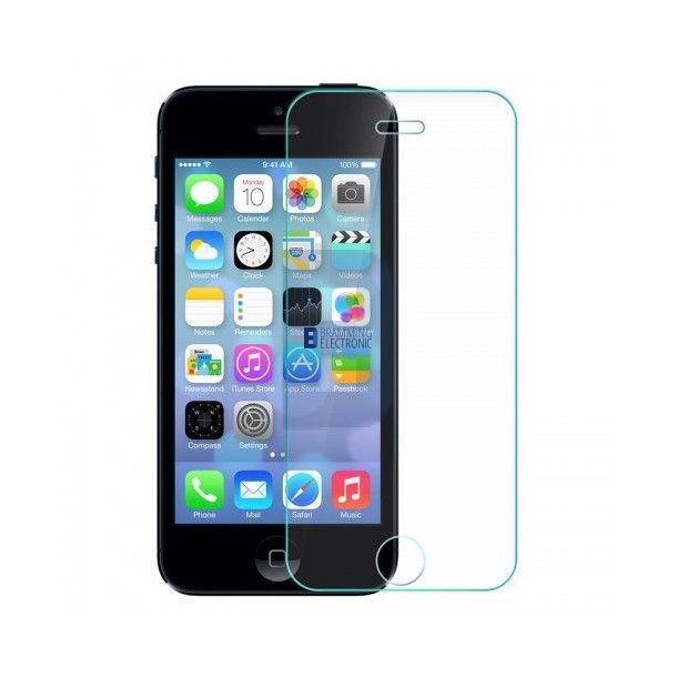 iPhone 5-5C-5S-SE, Beskyttelsesglas (cover venligt)