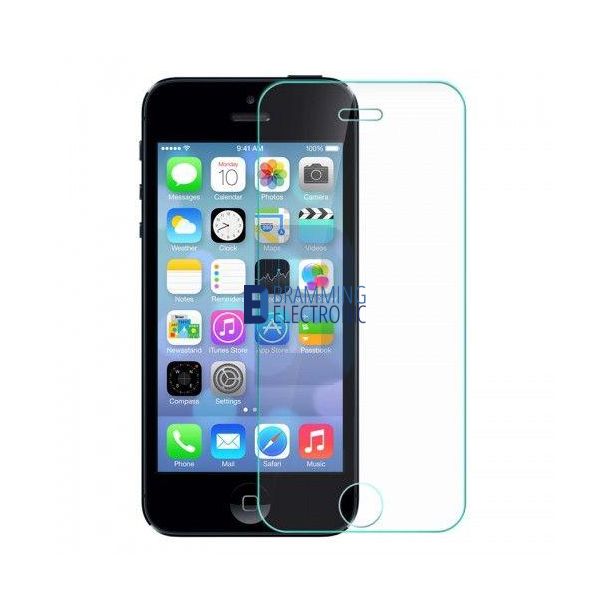 iPhone 5-5C-5S-SE, Beskyttelsesglas (cover venligt)
