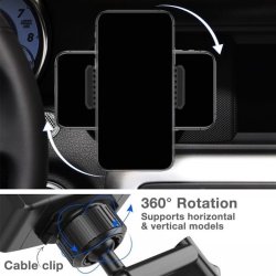 Telefonholder til bil med runde luftindtag (Round Air vents)
