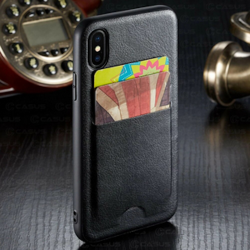 iPhone XR, TPU Dual-card cover i sort