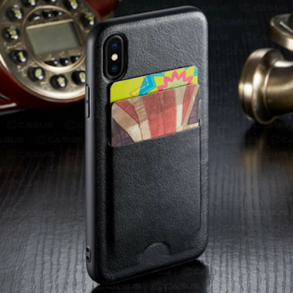 iPhone XR, TPU Dual-card cover i sort