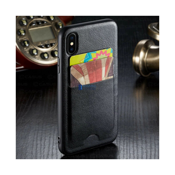 iPhone XR, TPU Dual-card cover i sort