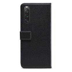 Sony Xperia 10 V, Ldercase til kreditkort i Sort