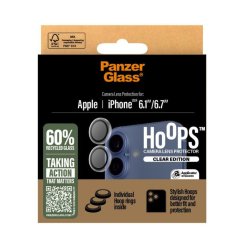 iPhone 16 / 16 Plus, Bagkameraglas beskyttelse (2 stk) Transparent 