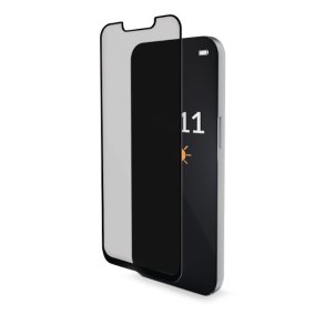 iPhone 16 Pro / iPhone 17, Beskyttelsesglas (fuldt dkkende) Privacy
