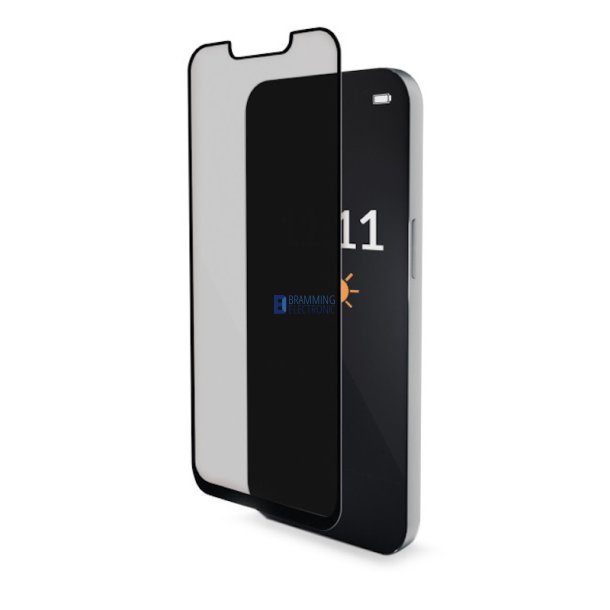iPhone 16 Pro / iPhone 17, Beskyttelsesglas (fuldt dkkende) Privacy