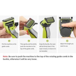 Philips OneBlade, Justerbar Afstandskam (0,4-10mm)