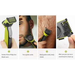 Philips OneBlade, Justerbar Afstandskam (0,4-10mm)