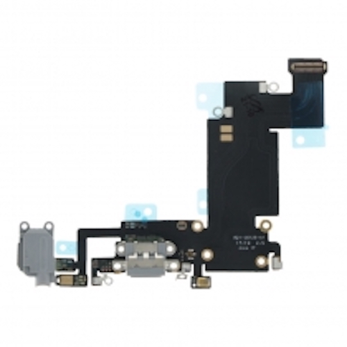 iPhone 6S Plus, Lade dock flex med mikrofon i Mørk Grå