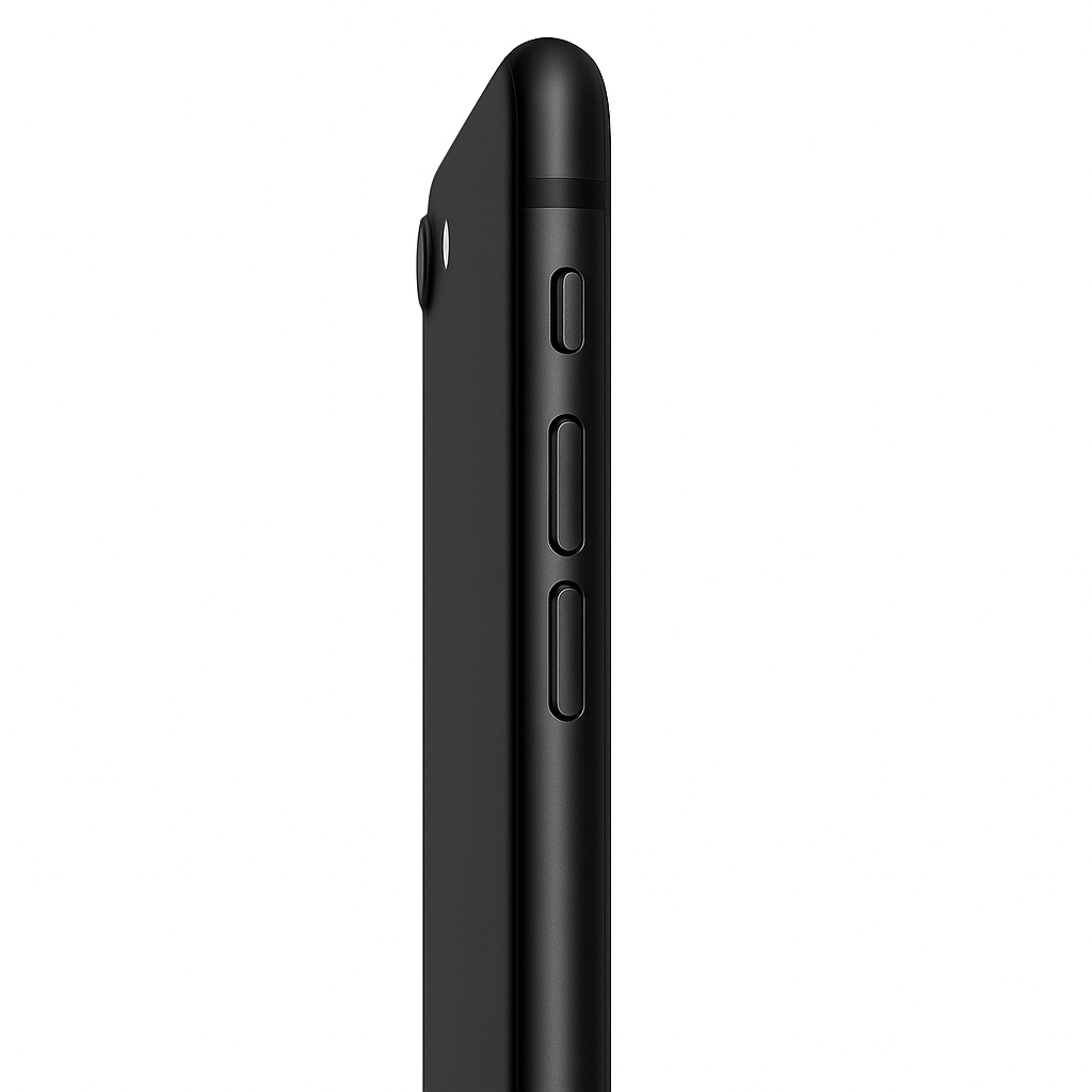 iPhone 7 Plus - Side knapper - Deep black.