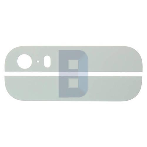 iPhone 5S Top og bund glas på bagcover i Hvid