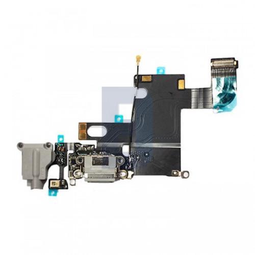 iPhone 6 Lade dock flex + Mikrofon i Grå