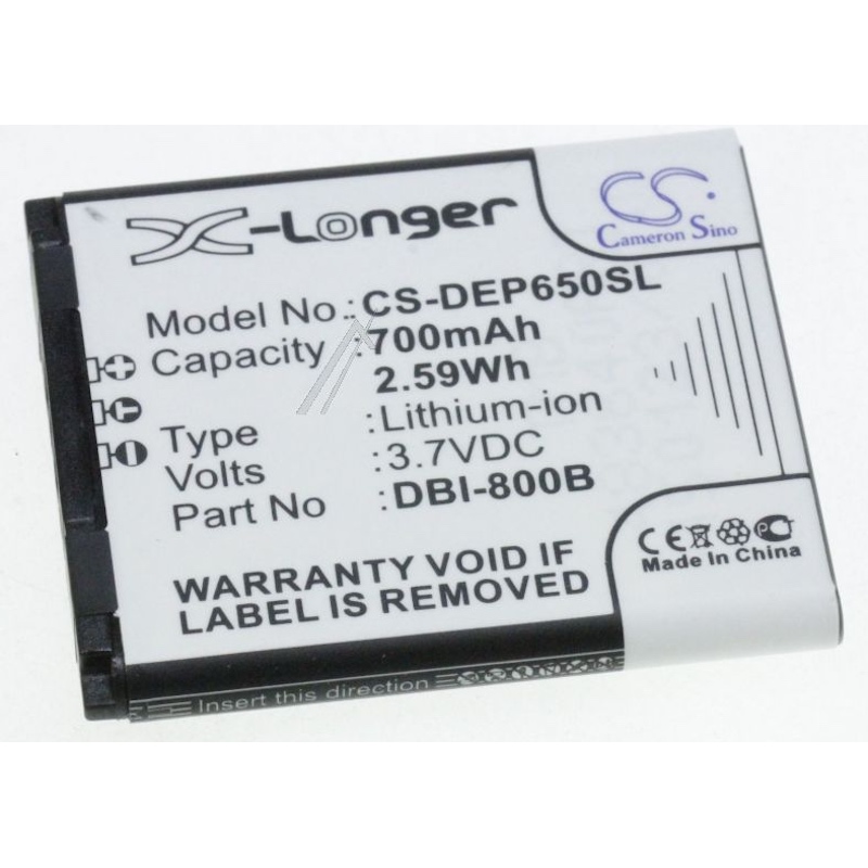 Doro DBI-800B, Batteri