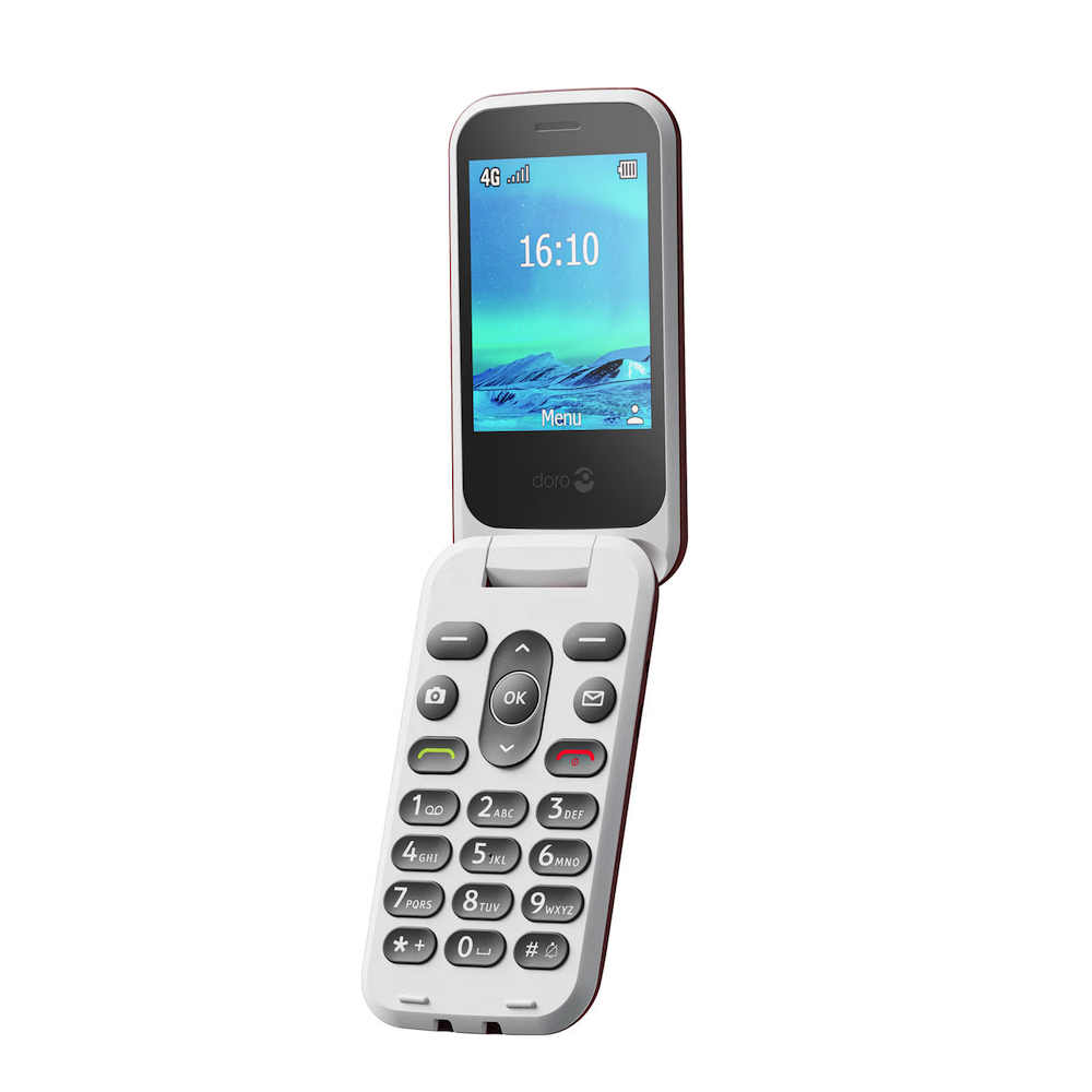 Doro 2881 - Klap telefon - Rød (Brugt)